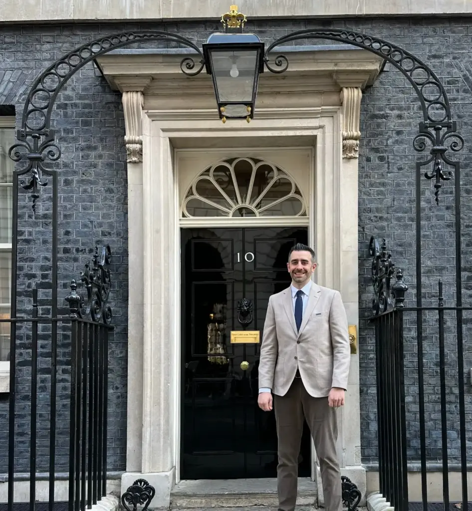 Andrew Price, Ceo of Synapx at 10 Downing Street, UK