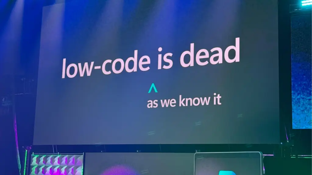 Low Code, as we know it, is dead